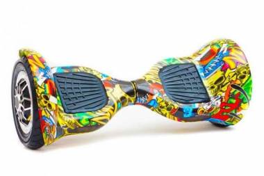 Гироскутер с Влагозащитой Smart Balance 10" (Желтый граффити) &mdash; GIROSKUTERSTORE