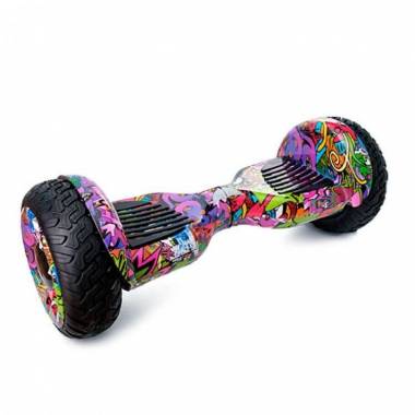 Внедорожный гироскутер Premium OFF-ROAD 10.5" (Фиолетовый граффити) &mdash; GIROSKUTERSTORE