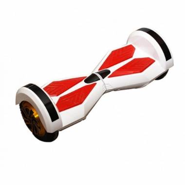 Гироскутер Smart Balance Transformers LED 8" (Белый с красным) &mdash; GIROSKUTERSTORE