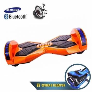 Гироскутер Smart Balance Transformers LED 8" (Оранжевый с черным) &mdash; GIROSKUTERSTORE