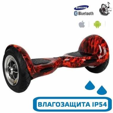Гироскутер с Влагозащитой Smart Balance 10" APP+Самобаланс (Красный пламя) &mdash; GIROSKUTERSTORE