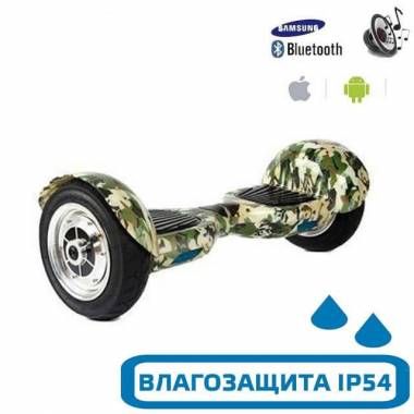 Гироскутер с Влагозащитой Smart Balance 10" APP+Самобаланс (Хаки) &mdash; GIROSKUTERSTORE